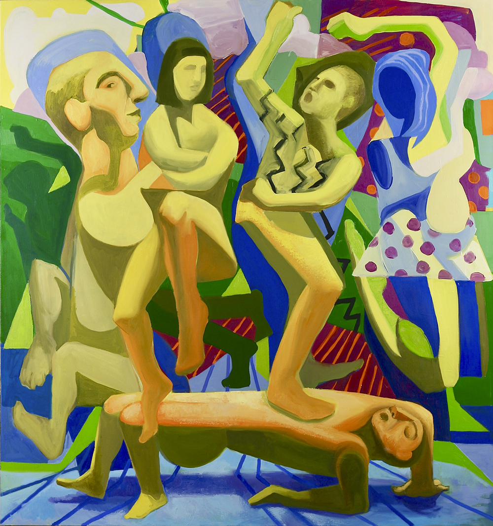 Abstract Dancing Figures