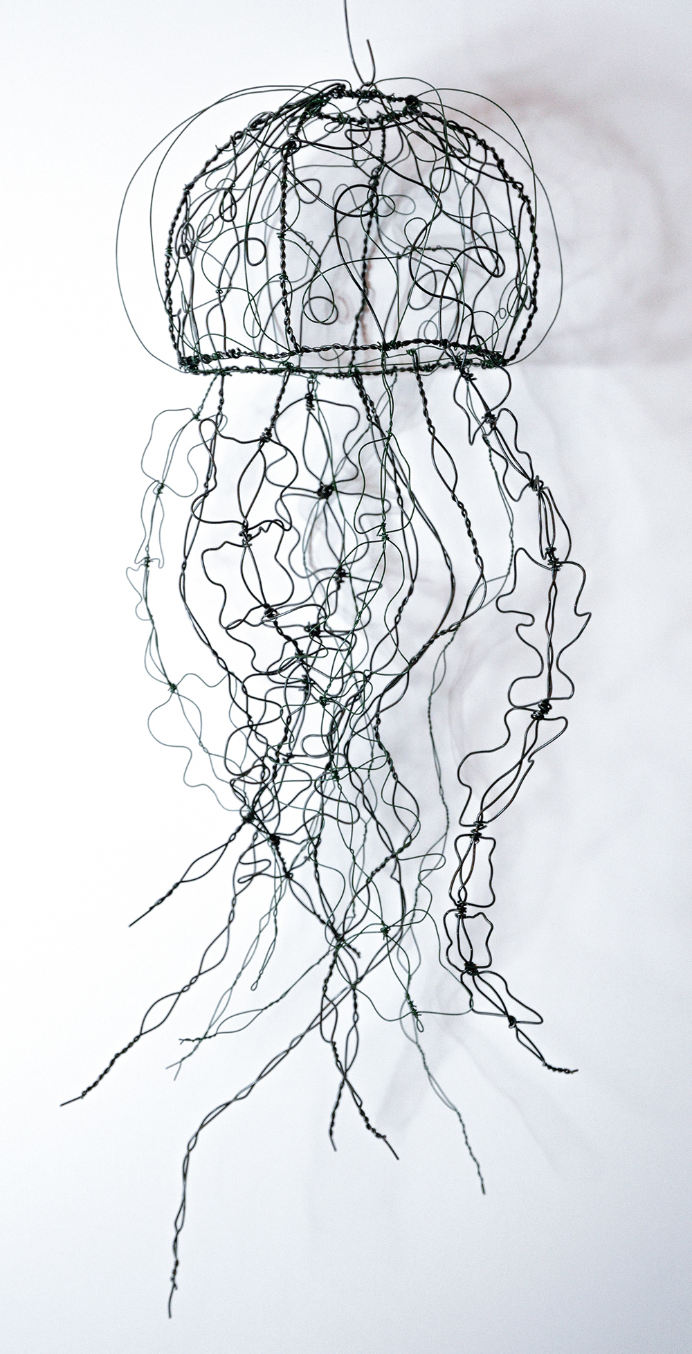 A metal jellyfish