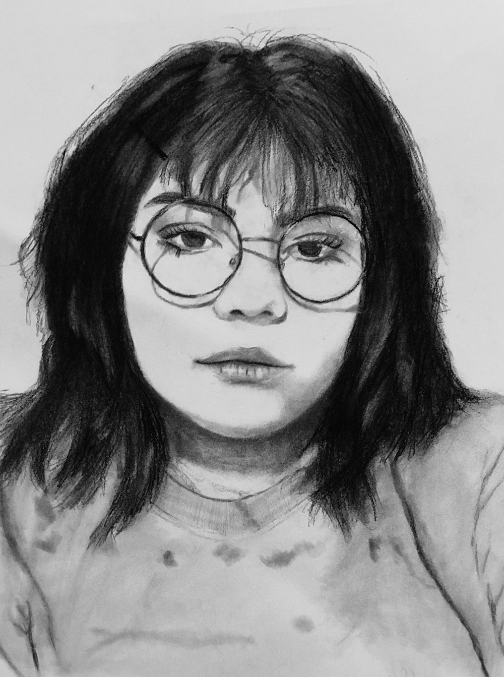 Drawing of a Woman's Face Drawing of a Woman's Face