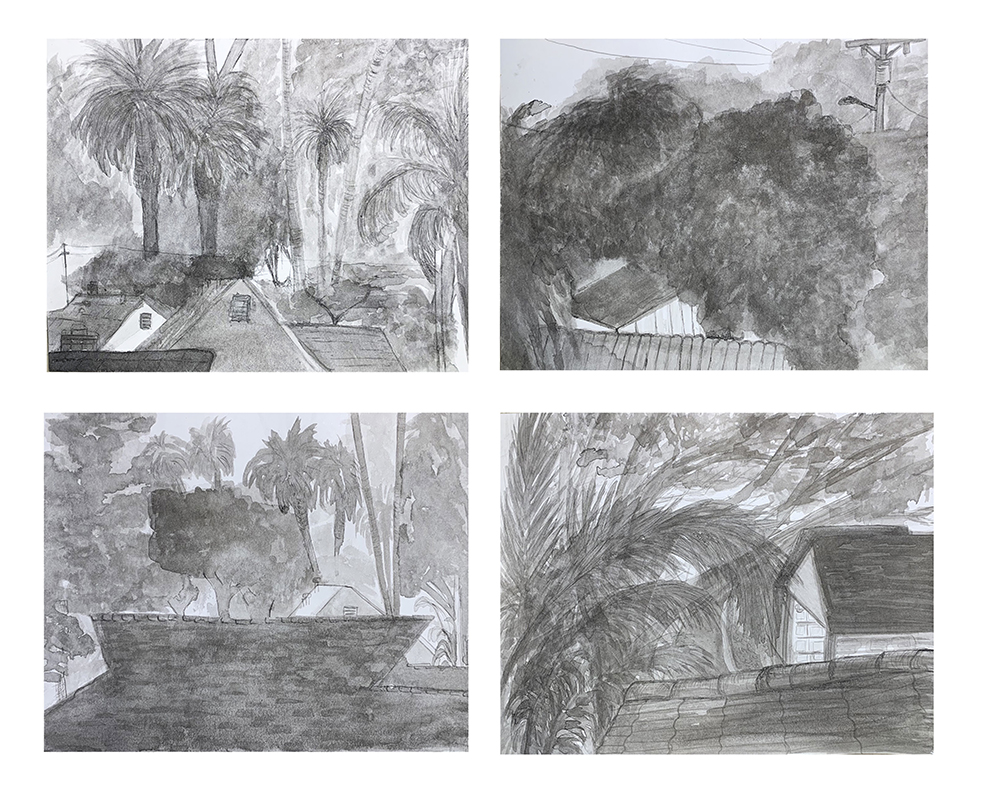 Four Landscape Drawings Four Landscape Drawings
