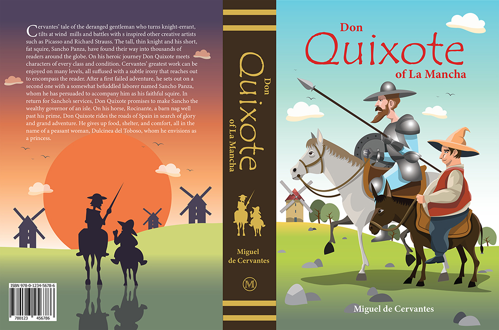 Don Quixote Book Cover Don Quixote Book Cover