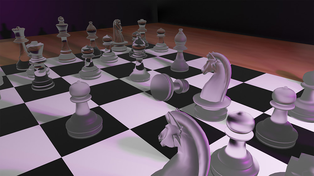 Digital Model of a Chess Set Digital Model of a Chess Set