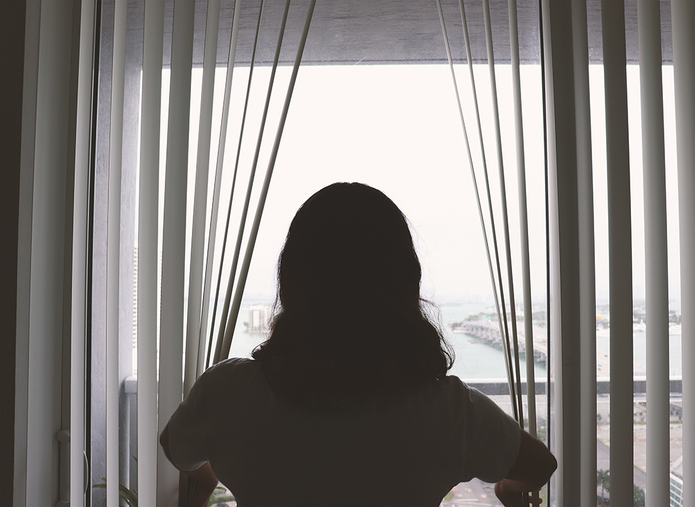 A Person in a Window A Person in a Window
