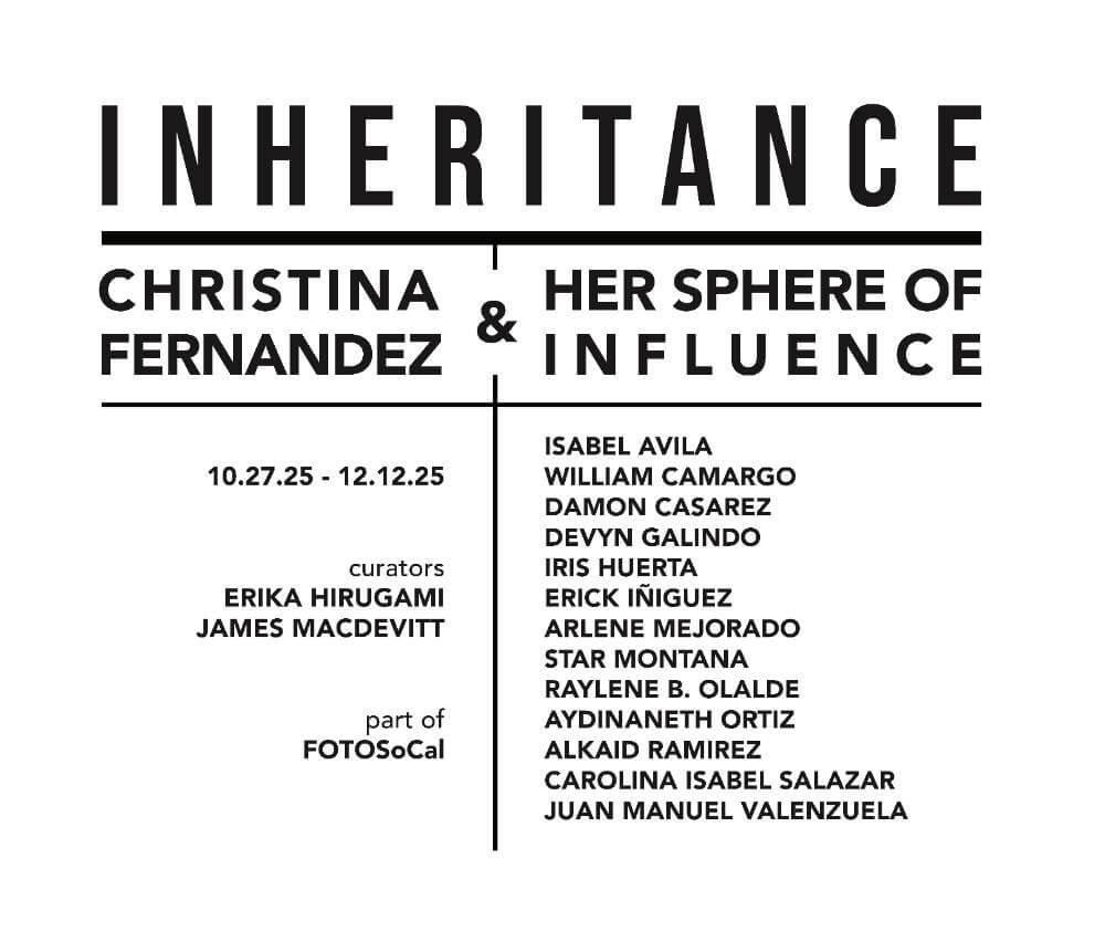 Inheritance Logo Inheritance with names of artist listed