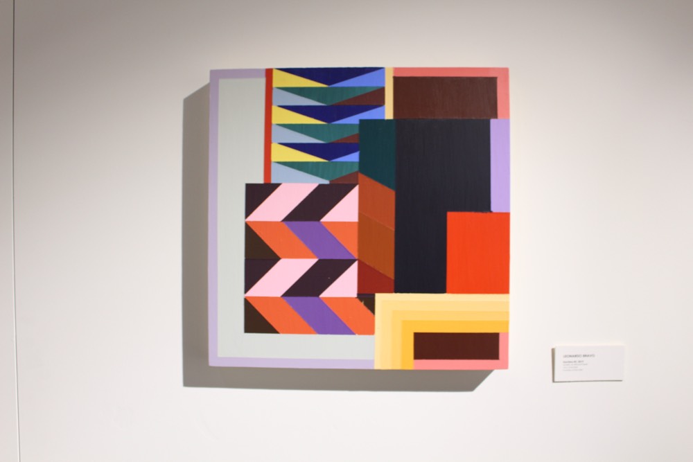 Colorful Geometric Abstraction with Textile Patterns Colorful Geometric Abstraction with Textile Patterns