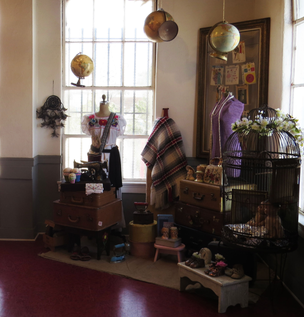 bird cage and other objects