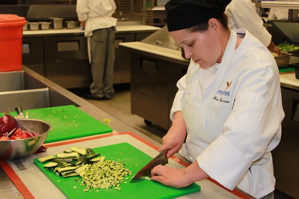 Culinary Arts students cooking