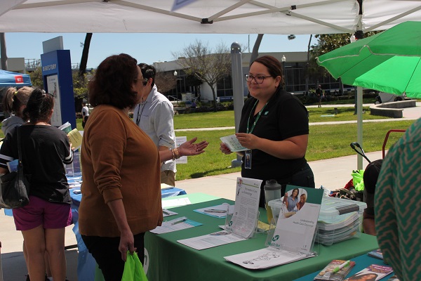 Community Resource Fair booth from 2019