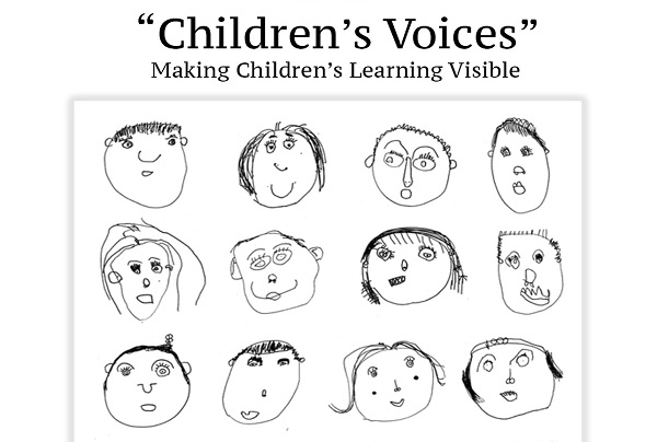 "Children's Voices" Making Children's Learning Visible Art Exhibit