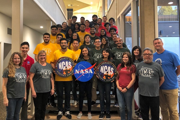 NCAS students, faculty and NASA reps