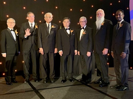 Terry with his fellow honorees