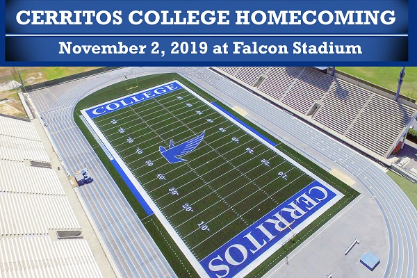Cerritos College Homecoming November 2, 2019 at Falcon Stadium