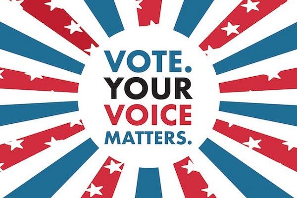 Vote your voice matters