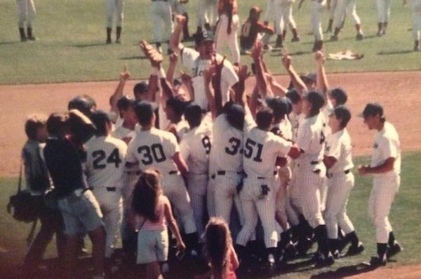George Horton with his team