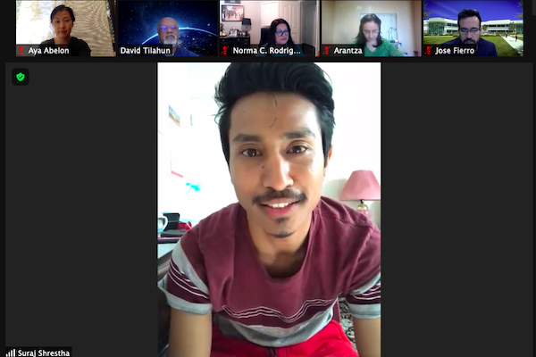 Student presentation at International Education Week