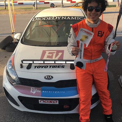 Elia Villa by race car