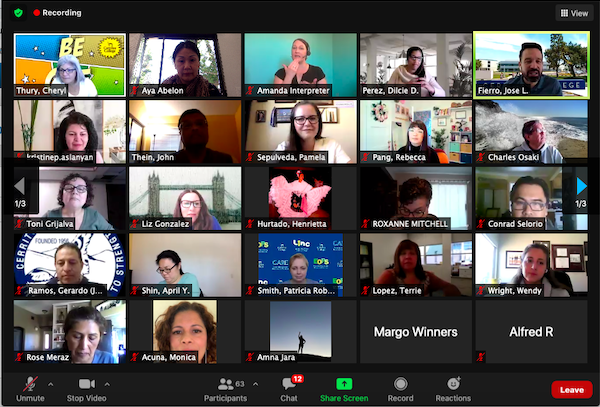 President's Speaker Series participants