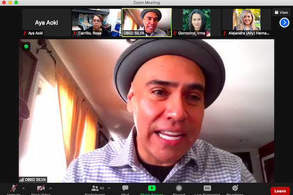 Obed Silva on LatinX Heritage Month zoom