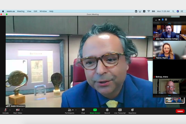 International Education Week speaker Dr. Madjid Niroumand