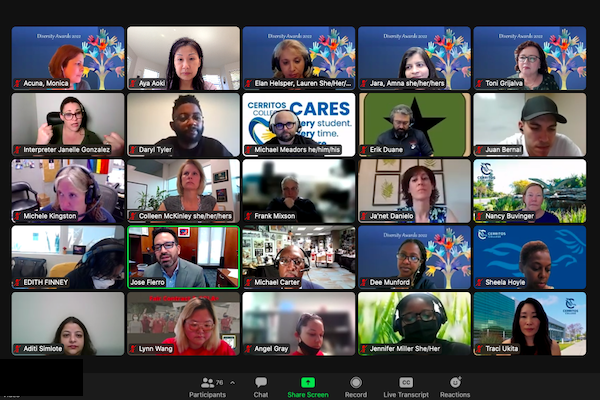 Diversity Awards participants