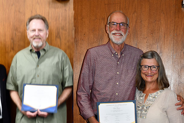 Kevin Taylor, Mark Hugen and Mark's wife