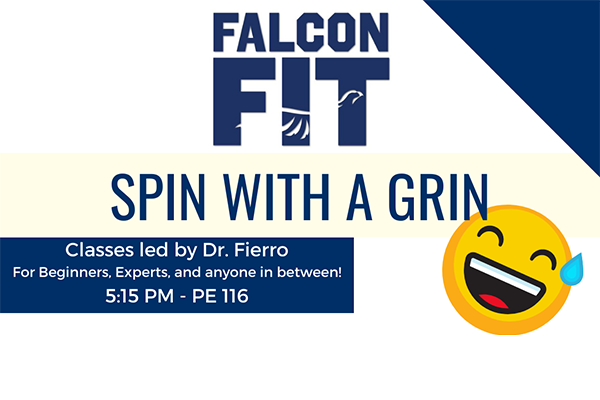 Falcon Fit spin with a grin