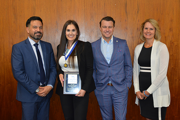 Dr. Jose Fierro, Dr. Amber Hroch, James Cody Birkey, and Colleen McKinley