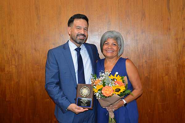 Cheryl Thury and Dr. Jose Fierro