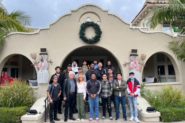 Students and Richard Edlund at ASC