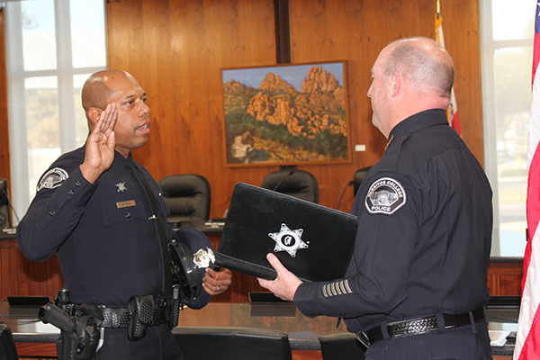 Donte Green swearing in
