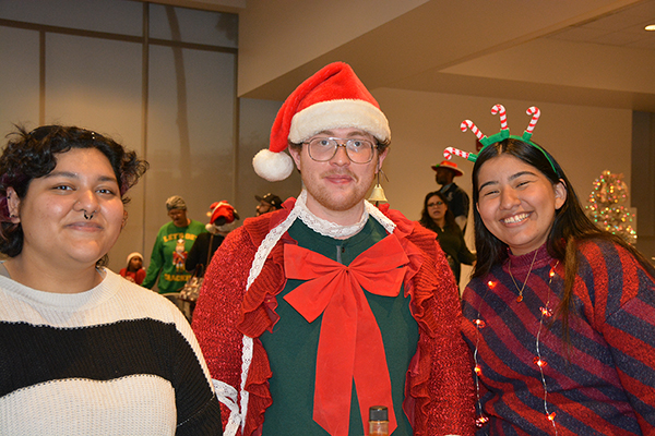 Staff enjoying the holiday party