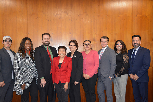 Board of trustees and Dr. Jose Fierro