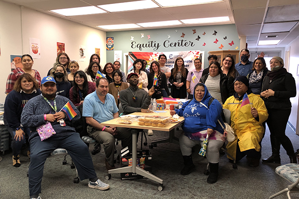 LGBTQ+ mixer attendees