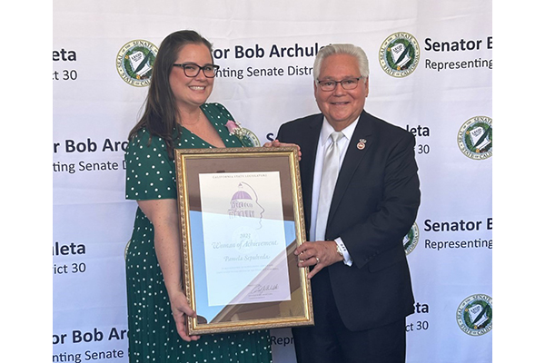 Pamela Sepulveda and Senator Archuleta