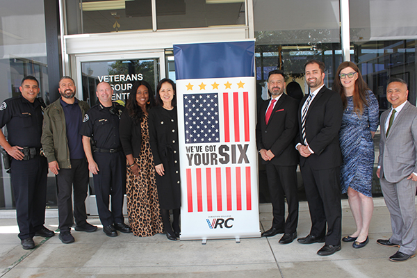 Michelle Steel and college officials