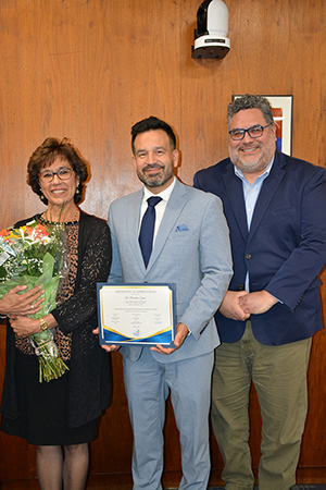 Christine, Dr. Fierro, and Gary