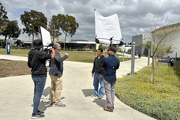 The College Tour filming