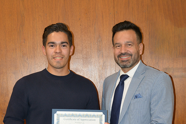 Hector Ledesma and Dr. Fierro