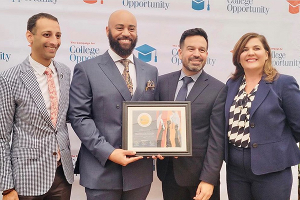 Dr. Vikash Reddy, Damon Cagnolati, Dr. Jose Fierro, and Michele Siqueros