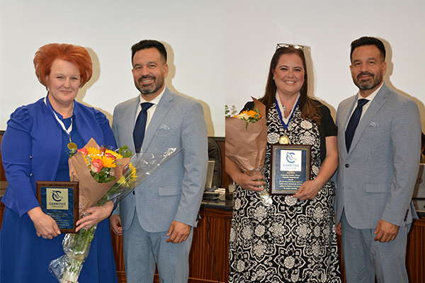 Dr. Elizabeth Riley, Dr. Fierro, Pamela Sepulveda, and Dr. Fierro