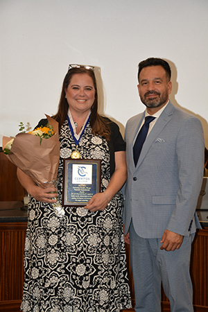 Pamela Sepulveda and Dr. Jose Fierro