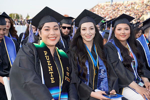 Students at the graduation