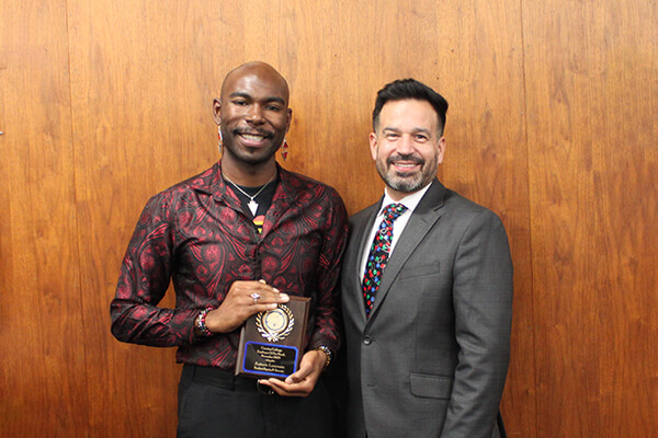 Nio Lavermon and Dr. Jose Fierro