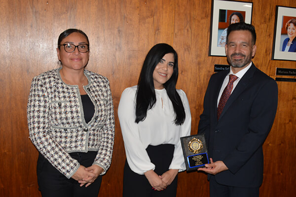 Dr. Sandra Salazar, Judy Salas, and Dr. Jose Fierro