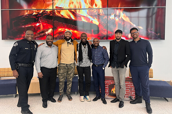 Black Future Month Black Males Fireside Chat panel
