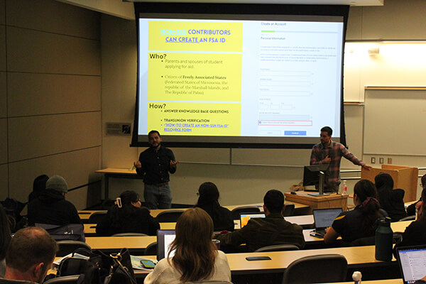 Financial Aid session