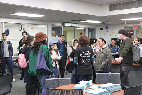 Students at the Success Center open house
