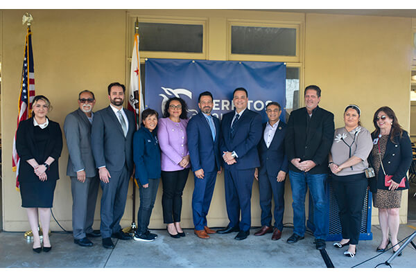 Officials at the reception