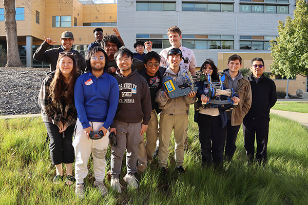 Robotics Club team at SLO