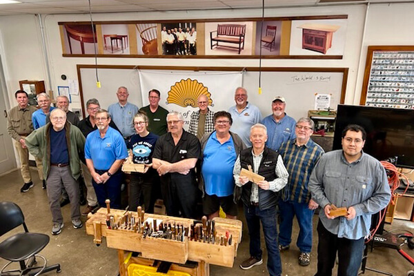 Woodworking visitors